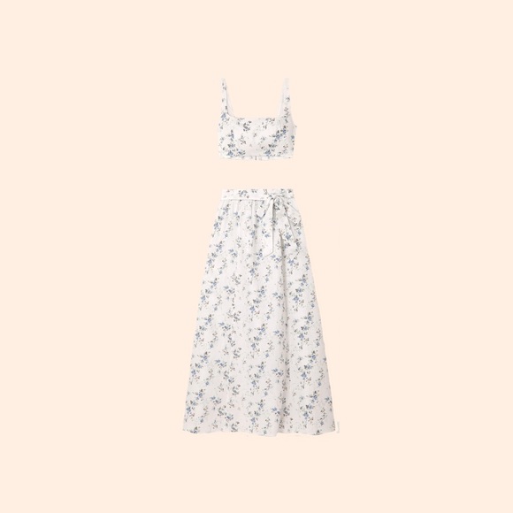 Reformation Dresses & Skirts - Reformation Palm Linen Two Piece (Madeline)